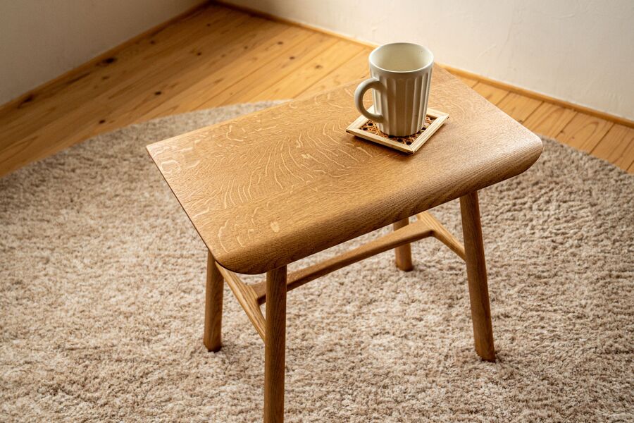 tip stool table [ナラ材]