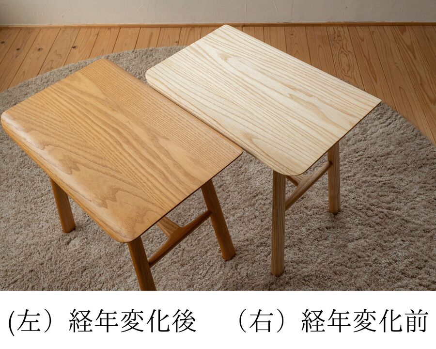 tip stool table [ホワイトアッシュ材]
