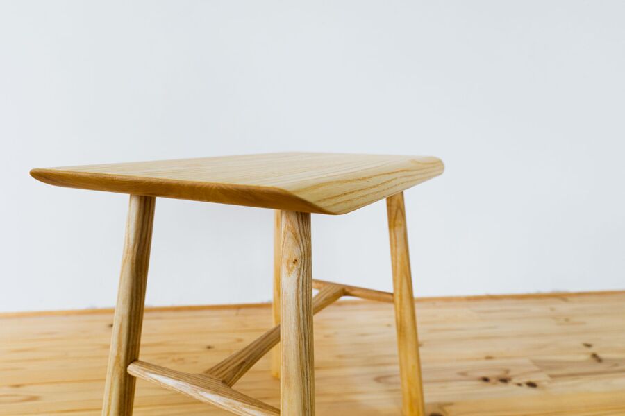 tip stool table [ホワイトアッシュ材]