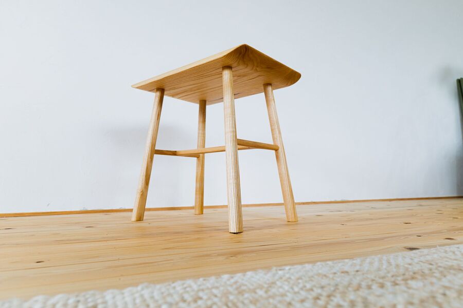 tip stool table [ホワイトアッシュ材]