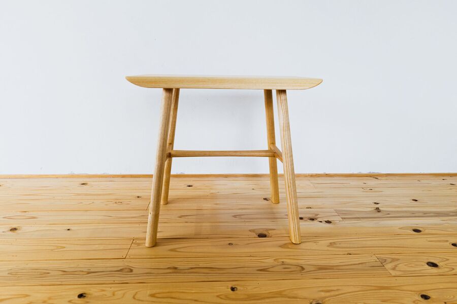 tip stool table [ホワイトアッシュ材]