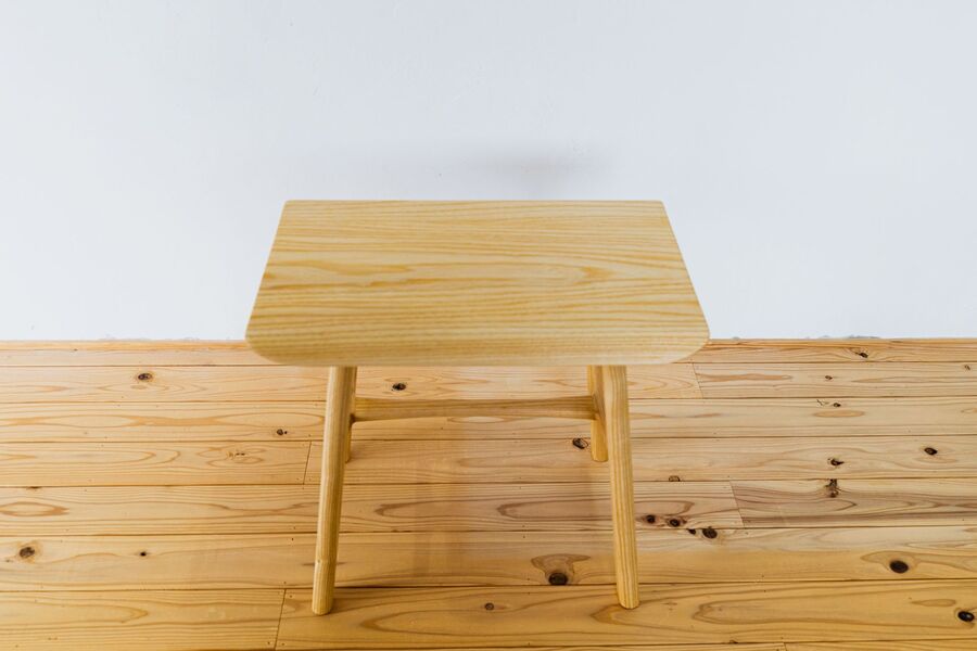 tip stool table [ホワイトアッシュ材]